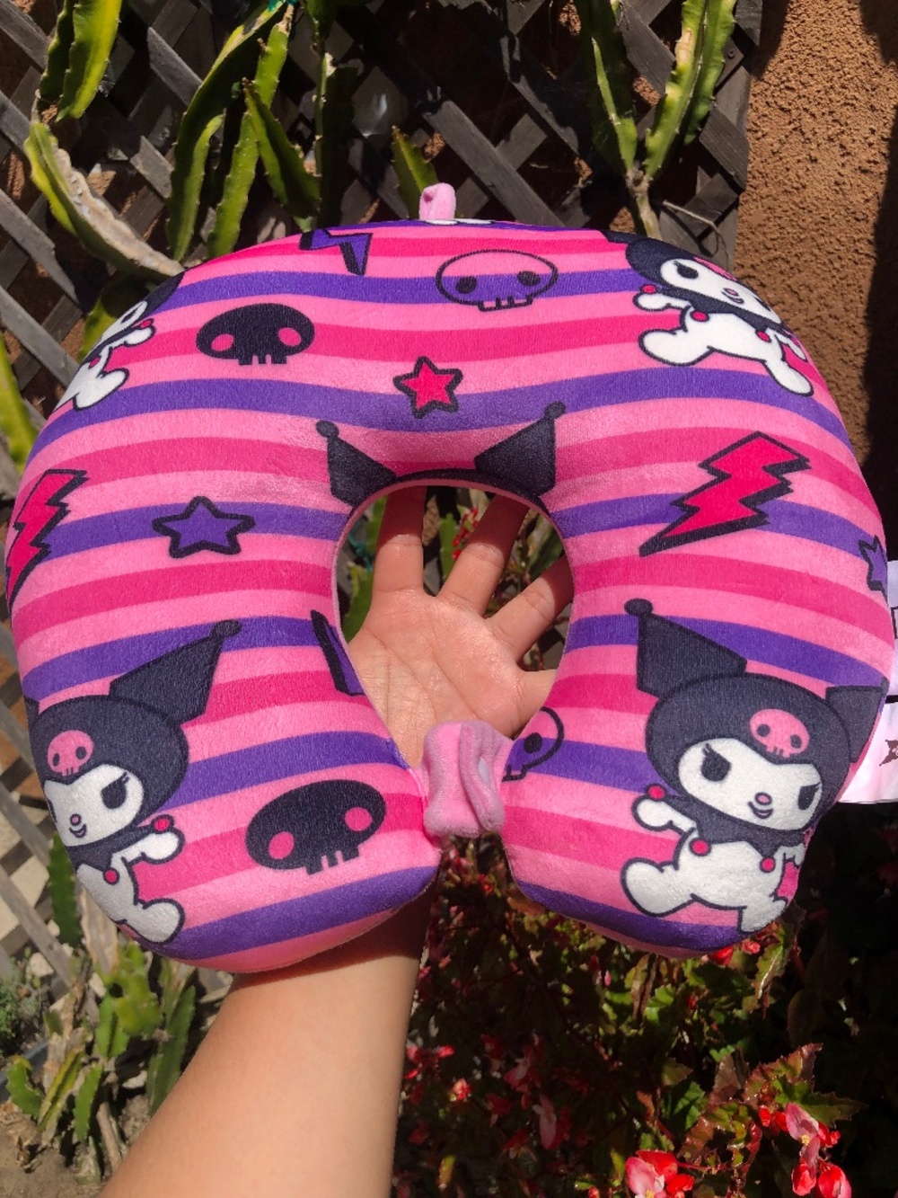 Kuromi Travel Pillow